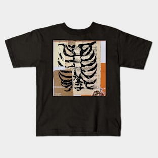 Vintage ribcage print Kids T-Shirt